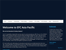 Tablet Screenshot of efcasiapacific.com